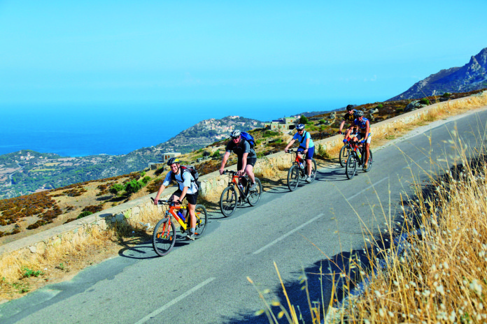 Radtour durch das Hinterland der Balagne mit Panorama Radtour durch das Hinterland der Balagne mit Panorama