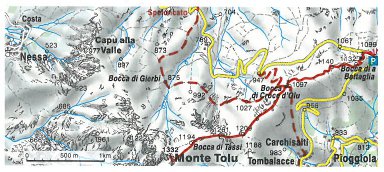 Monte Tolu_karte