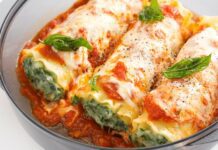 Cannelloni au Brocciu et menthe Cannelloni au Bruccio